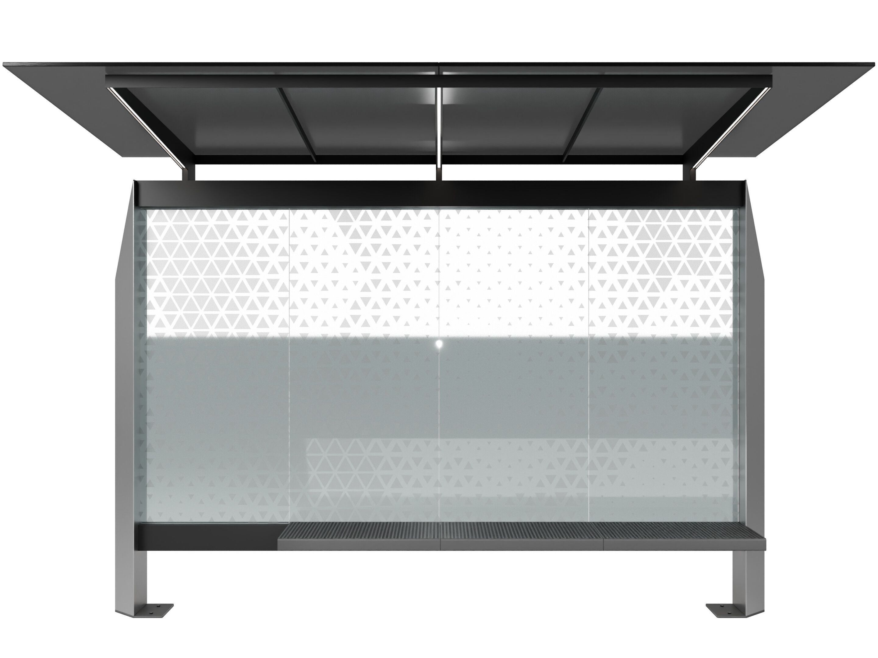 Навес из оцинкованной стали и стекла Studio Città киригами ARCH-00097509