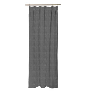 Штора на ленте Parreta 160x280 см цвет тёмно-серый 83407062 STLM-2075080