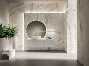 Подвесной умывальник с ящиками