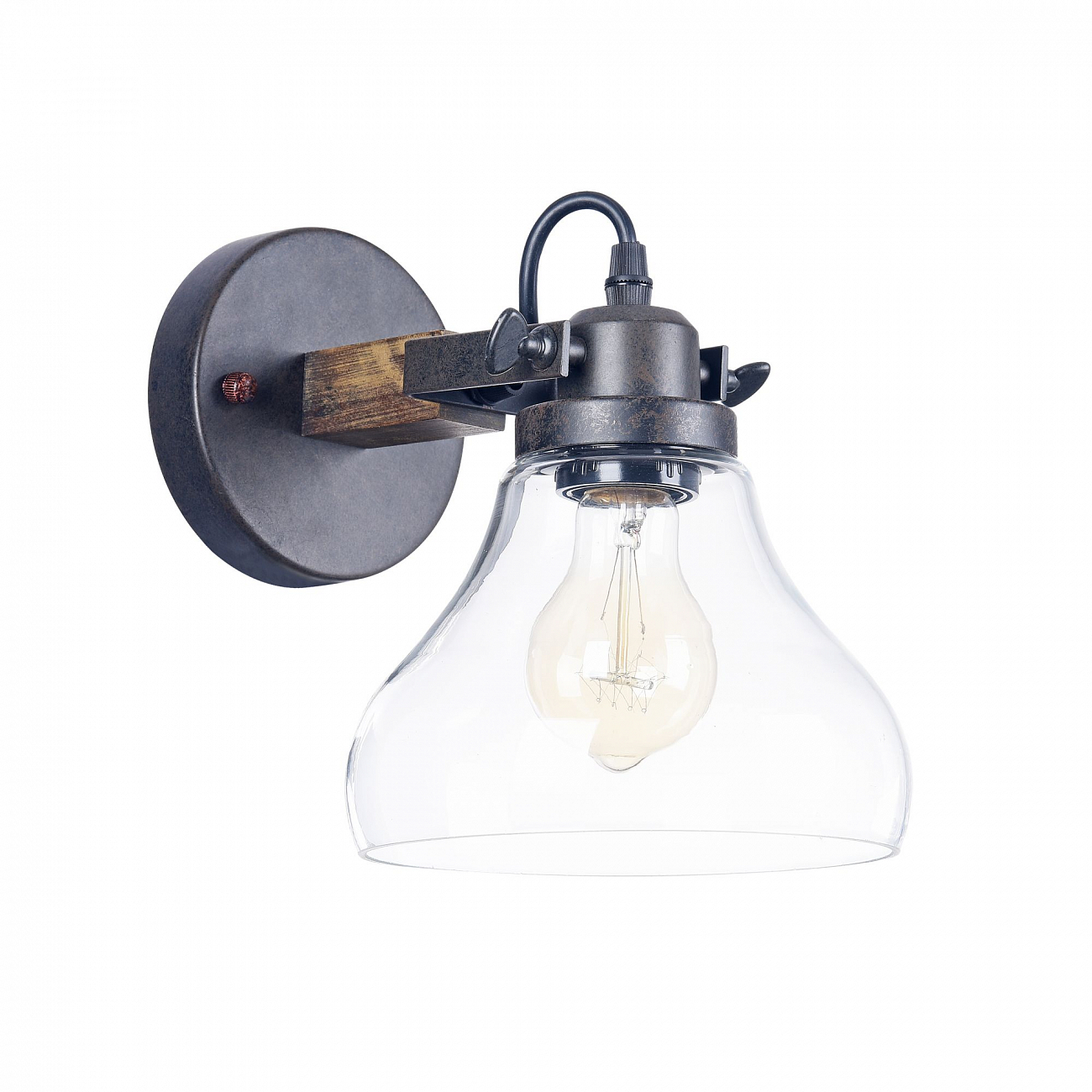 Бра настенное черное Lorenza FR4171-WL-01-B FREYA LOFT 00-3957491 Черный - Вид №1