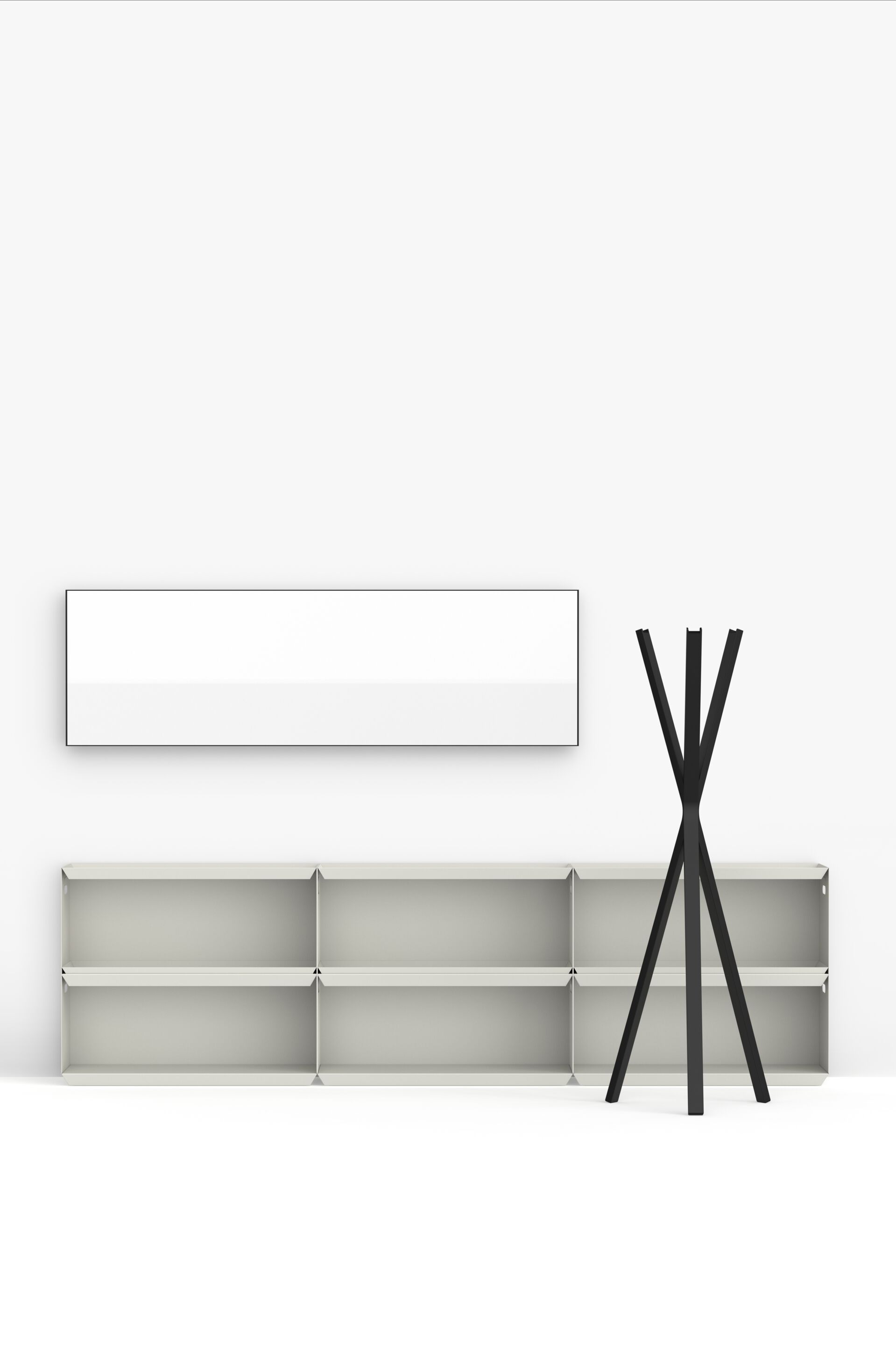 Прямоугольное алюминиевое настенное зеркало FUNCTIONALS LISTON ARCH-00031984 - Вид №24