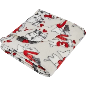 89337337 Плед Kitty Love 120x150 см флис цвет белый STLM-1044025