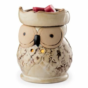 Аромасветильник настольный керамический "Сова" CANDLE WARMERS  268168 Бежевый