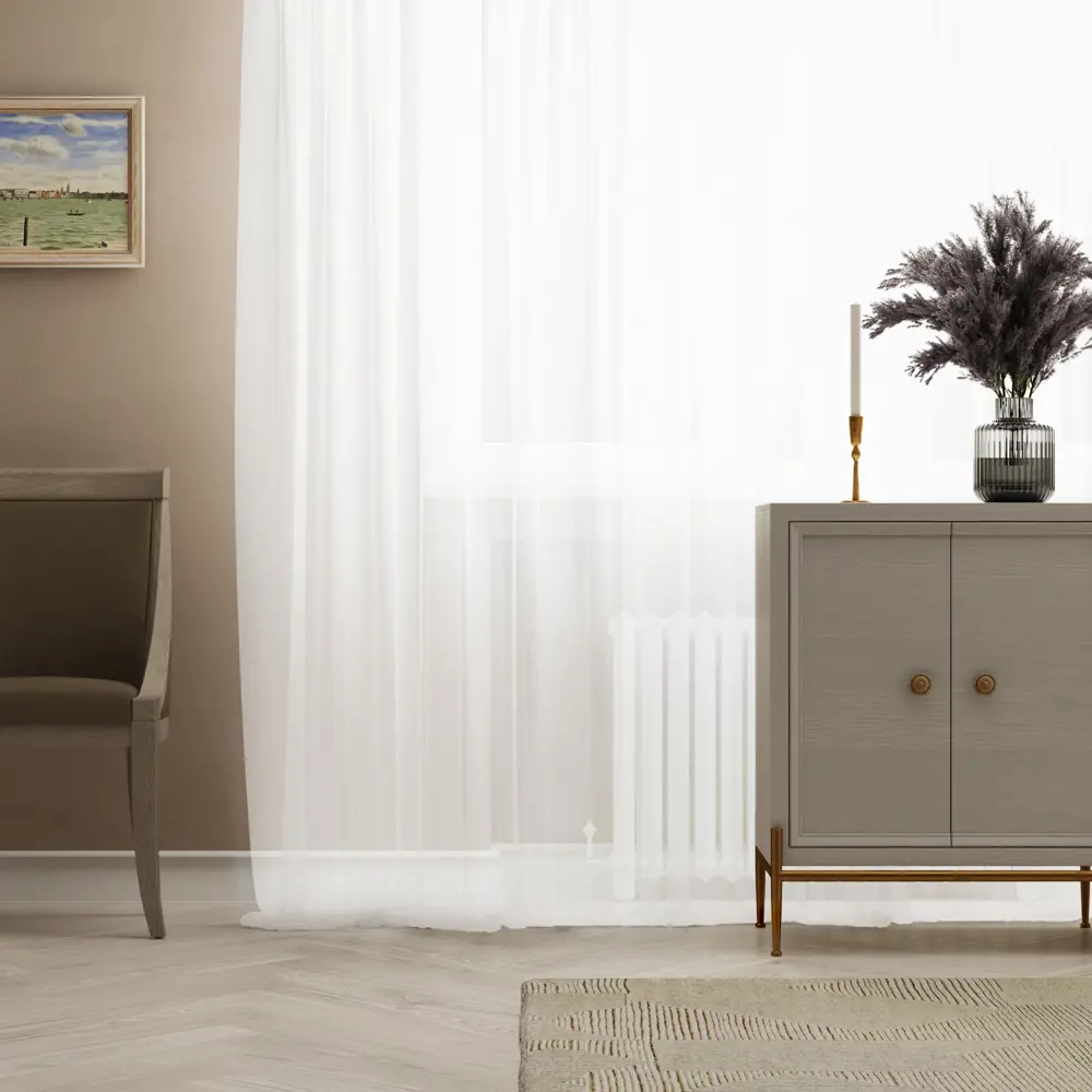 AMORE MIO Тюль Фентези с крепежной лентой 300x280 см 84721597