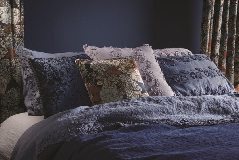 LA FABBRICA DEL LINO Вышитая наволочка из льна Decor sun-id-1400879 - Вид №1