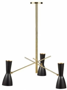Il Bronzetto Регулируемая люстра из латуни Wormhole Wormhole 08