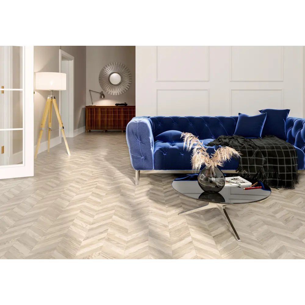 Керамогранит Golden Tile Wood Chevron left 15x90 см 1.08 м² цвет бежевый 82731859 STLM-2105279 WoodChevron - Вид №4