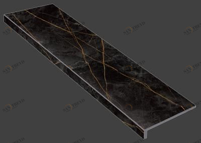 Граните Ступень Сандра черный матовая 1200x320 Керамика Будущего sun-id-324489