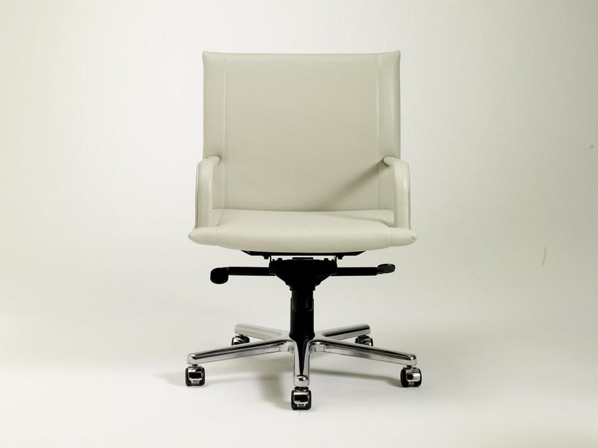 i 4 Mariani Кожаное кресло руководителя на колесиках Loop sun-id-1471092 - Вид №1