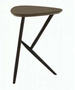 Ligne Roset Деревянный журнальный столик треугольной формы высокий  19980191-19980192