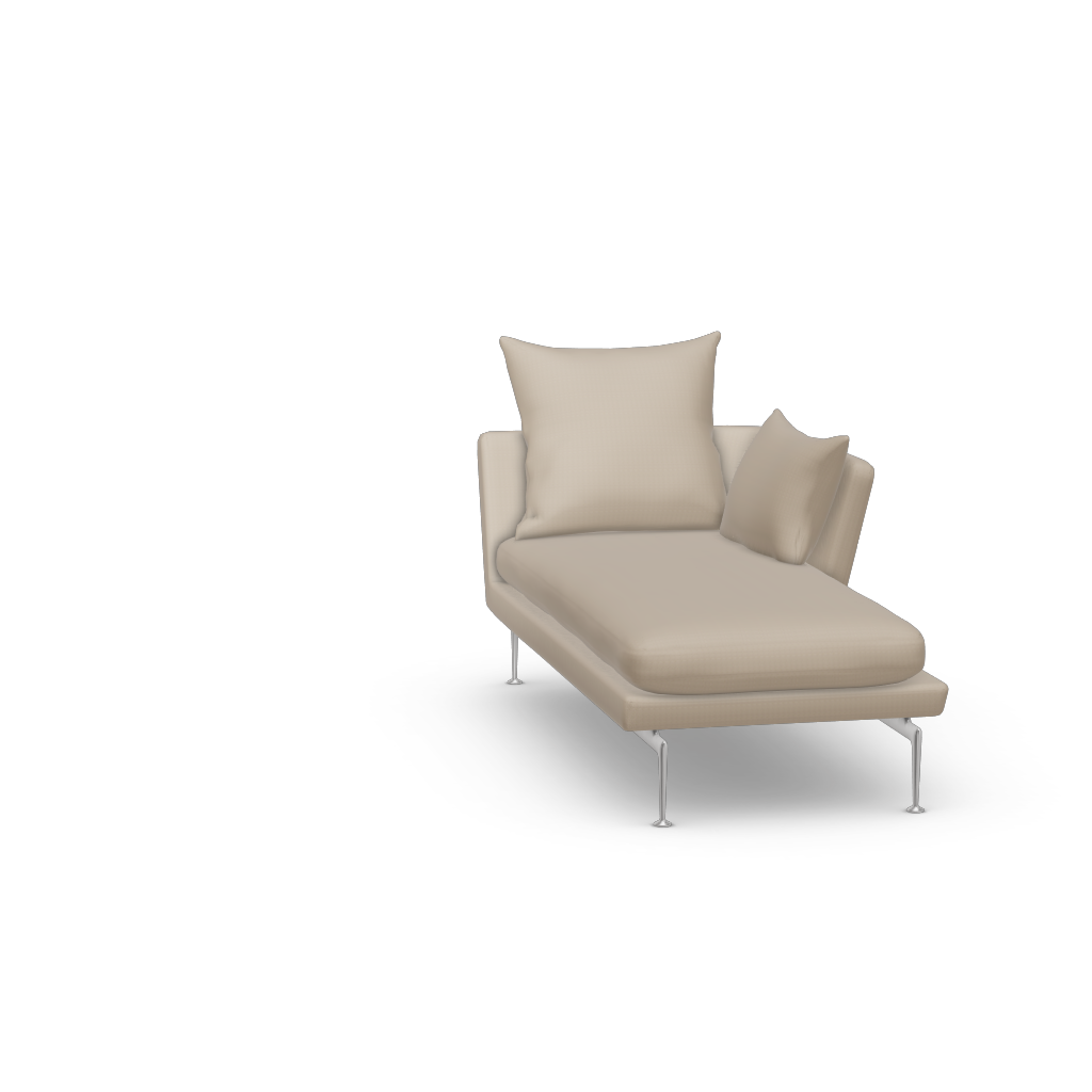 VITRA Suita Chaise Longue, заостренные подушки Antonio Citterio, 2010/2019 Vitraglobal sun-id-1986701
