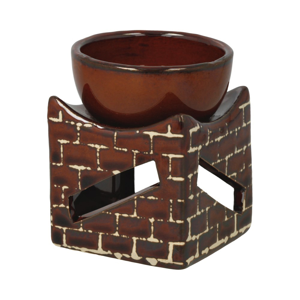 15969 Аромалампа "Кирпичики" 8.5 см коричневая Giftman 