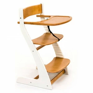 Детский растущий регулируемый стул "Усура" белый, дерево БЕЛЬМАРКО  326881 Белый;бежевый