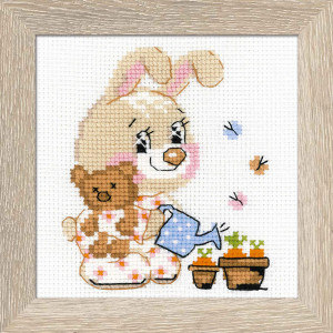 1727 Набор для вышивания Огород понарошку 15 х 15 см RIOLIS Сотвори Сама