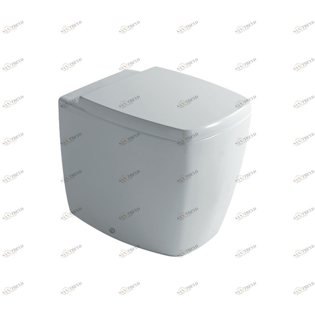 8961 Приставной унитаз напольный Белый Galassia SA02 Италия