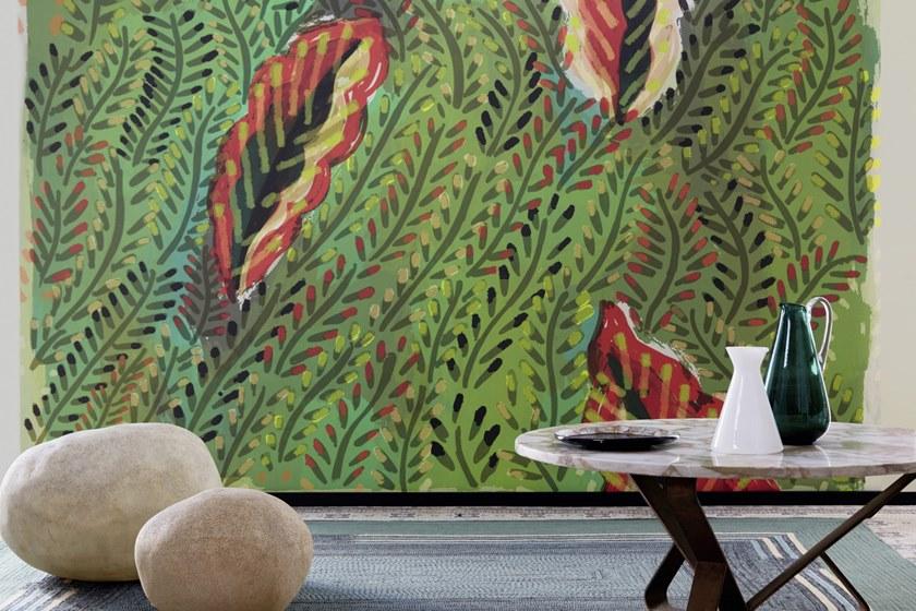 Élitis Панорамные флизелиновые обои с цветочными мотивами Flower power sun-id-1454609 - Вид №1