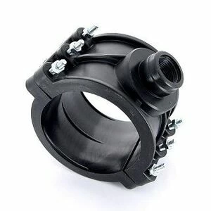 Врезка монтажная 125 x 1" ВР, 6 болтов, для труб ПНД UNIDELTA