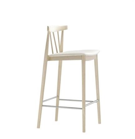 Andreu World Табурет из бука со встроенной подушкой и подставкой для ног Smile Bq0328-bq0347 - Вид №4