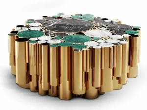 Malabar Журнальный столик из латуни Wanderlust