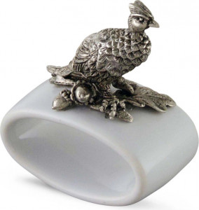 10648874 Vagabond House Кольцо для салфеток Vagabond House Фазан 6см, керамика Керамика