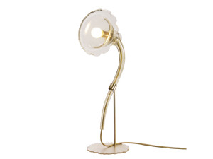 Настольная лампа из дутого стекла