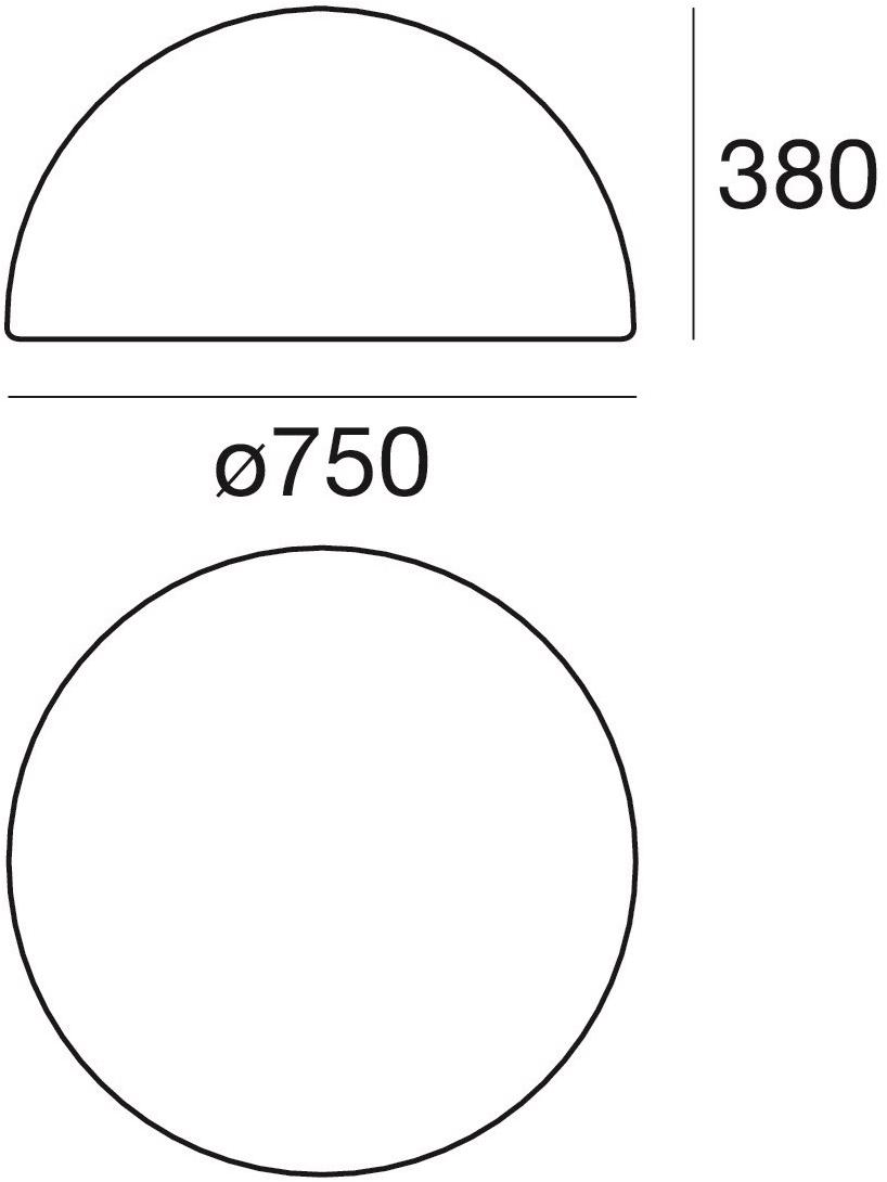 Linea Light Group Напольный светодиодный торшер из полиэтилена Ohps sun-id-1457280 - Вид №5