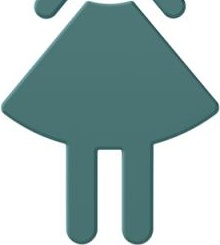 801.91.020 значок женщина HEWI Türzubehör  - Вид №8