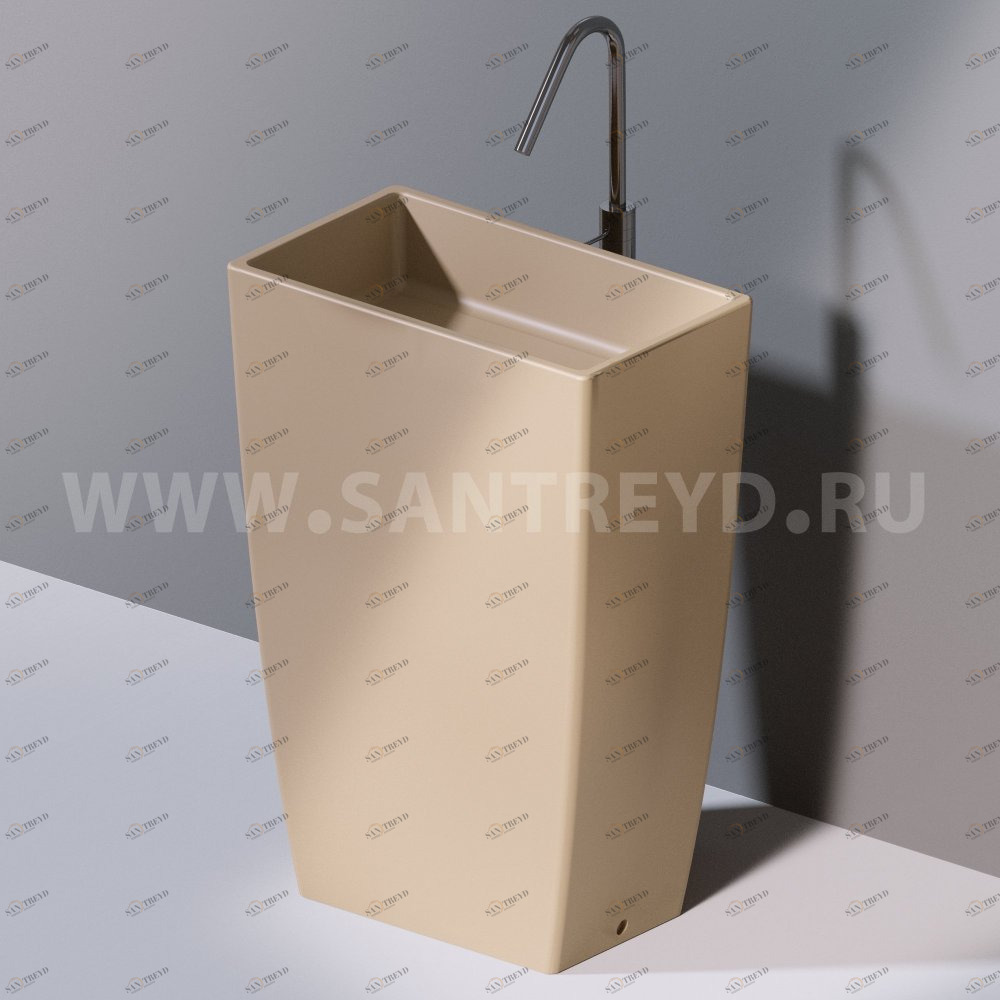 L110131 Напольная раковина стоящая прямоугольная A. e T. Italia Tower AeT ITALIA