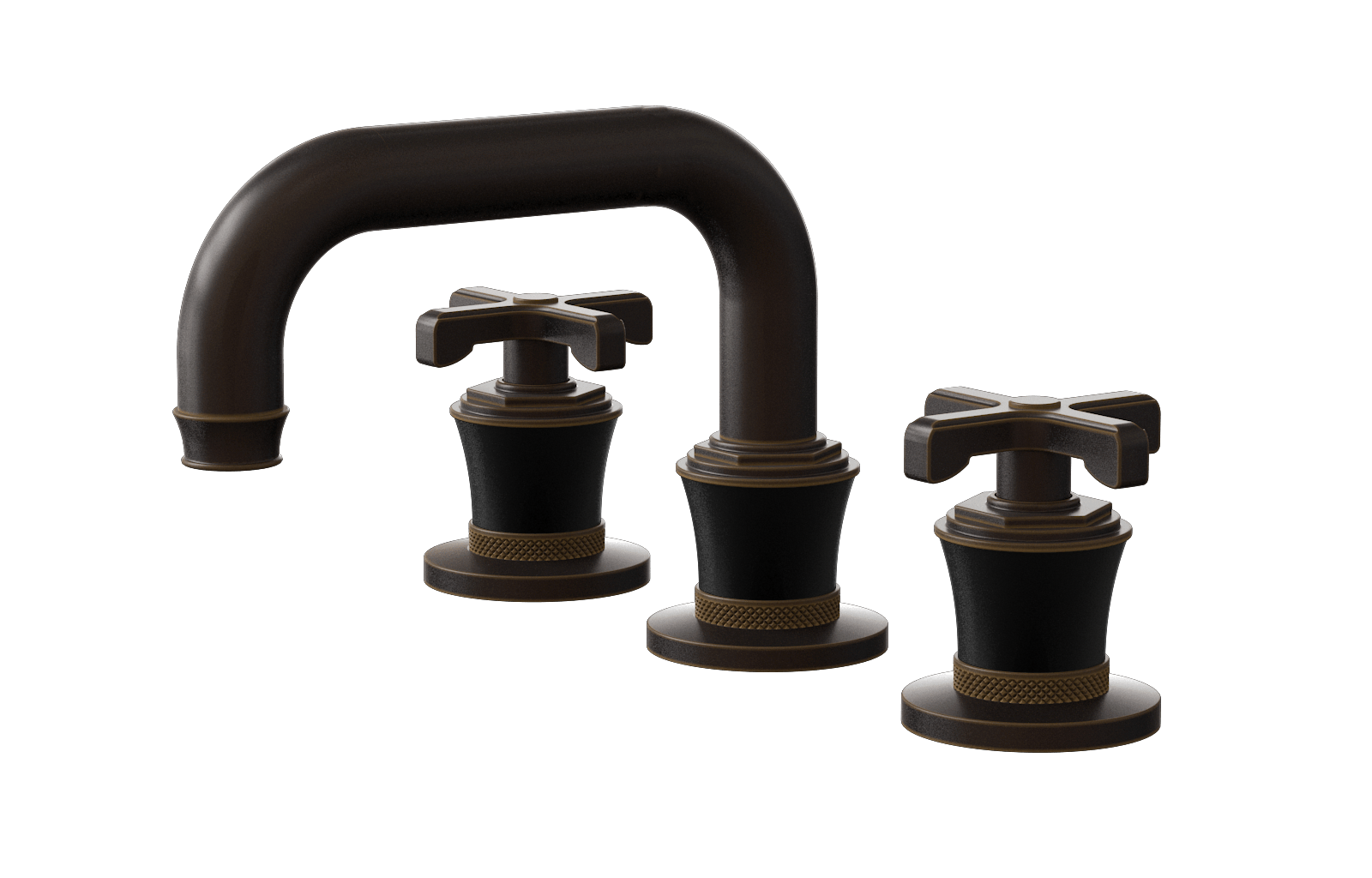 E-11610-R3MBK-C20B-OB Смеситель для умывальника на 3 отвертия GRAFF Vignola