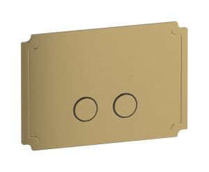 Кнопка смыва для бачка "HERMES" с двойным сливом WE ARE IB bb002os Brushed Gold Bye Bye