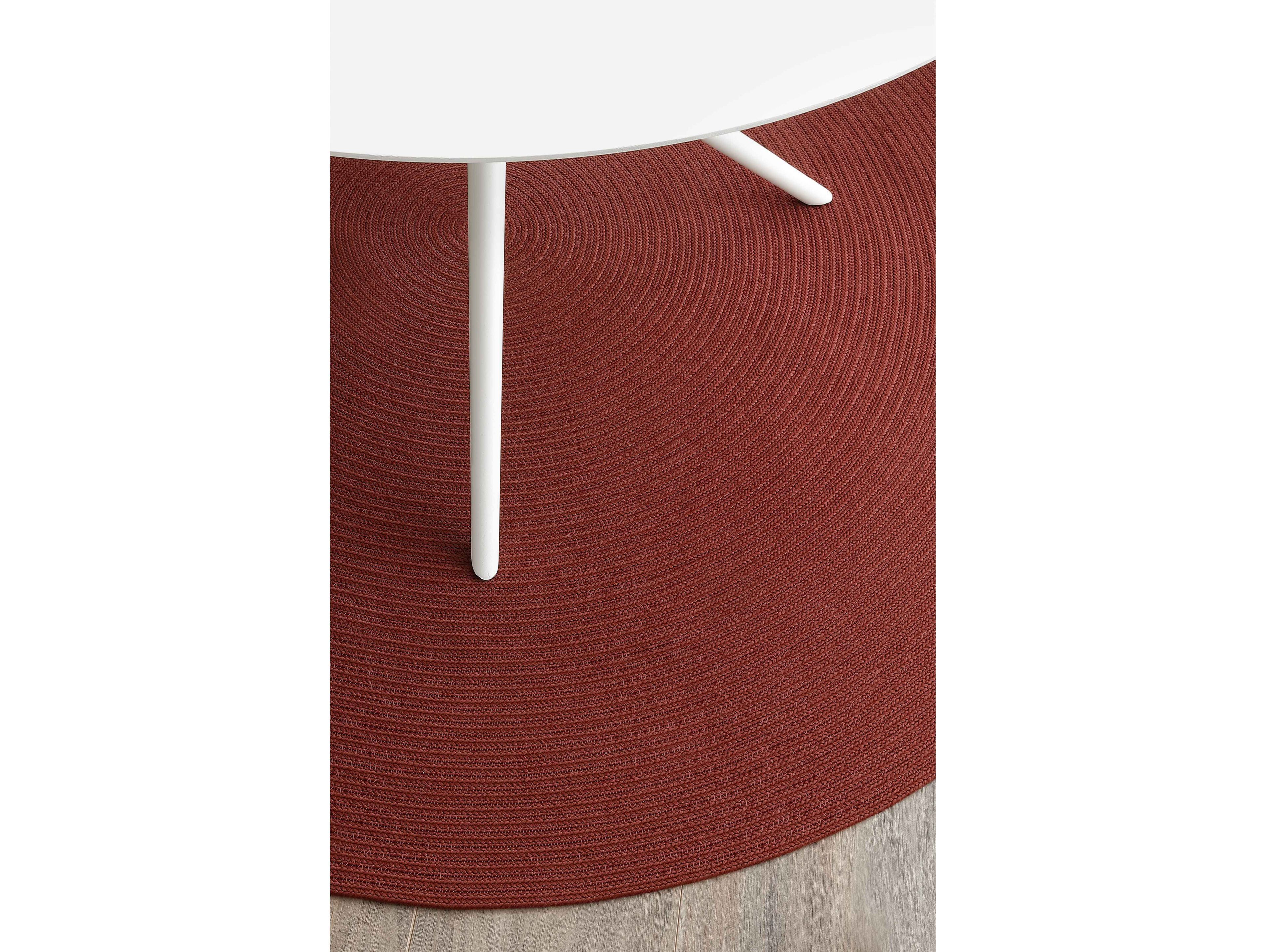 Olyna®100% плетеный двусторонний круглый напольный коврик Nodo Italia VULCANO ARCH-00023317 - Вид №6