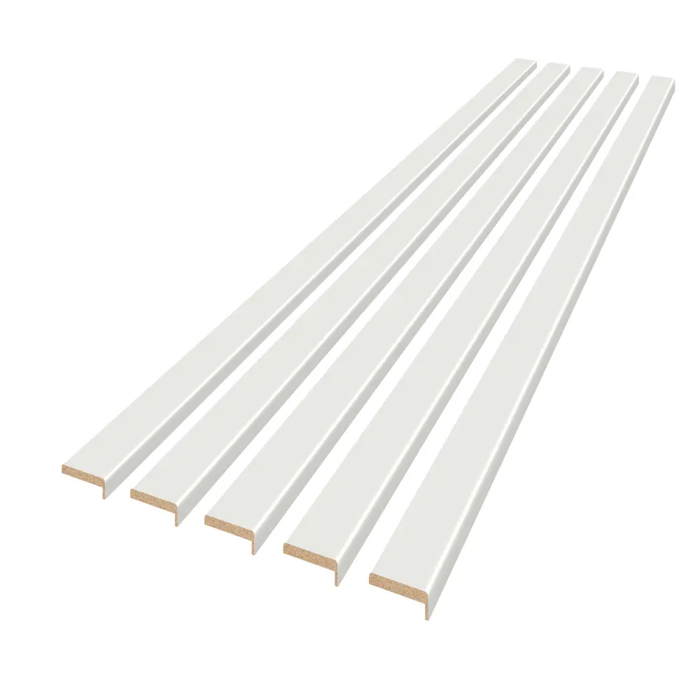 Дверная коробка Паудер телескопическая 2150x70x8 мм Hardflex цвет белый KREAFORTA STLM-2115708 - Вид №1