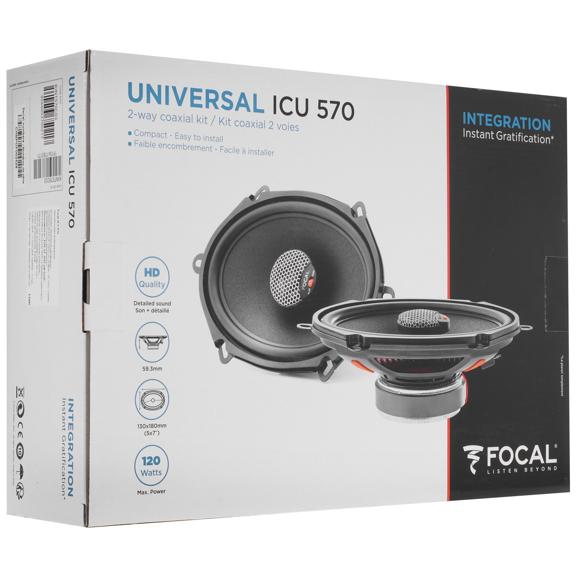 5368160 Коаксиальная акустическая система Focal ICU570 STDN-0113674 - Вид №6