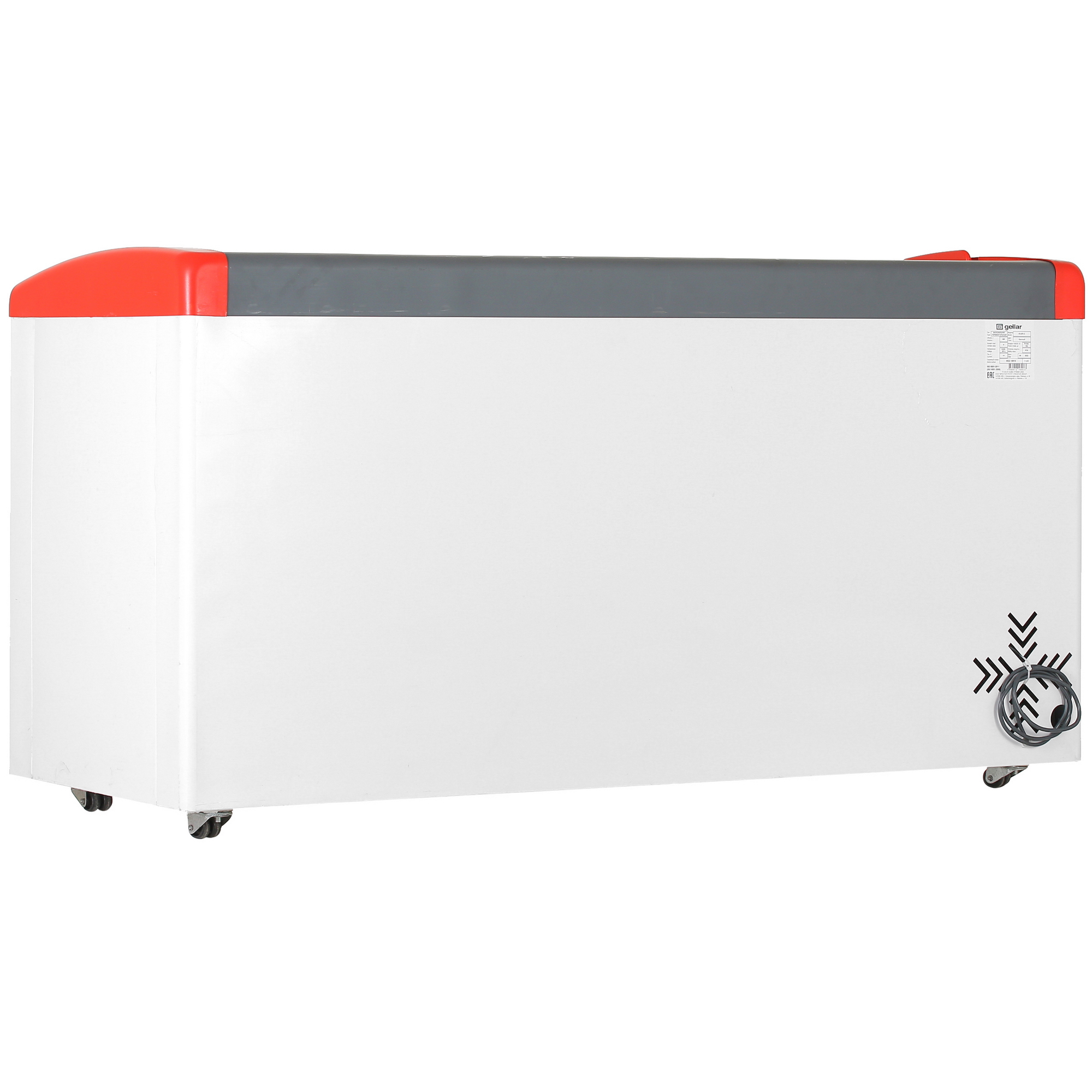 1229616 Морозильный ларь Frostor Gellar FG 675 E белый, красный STDN-0099419 - Вид №3