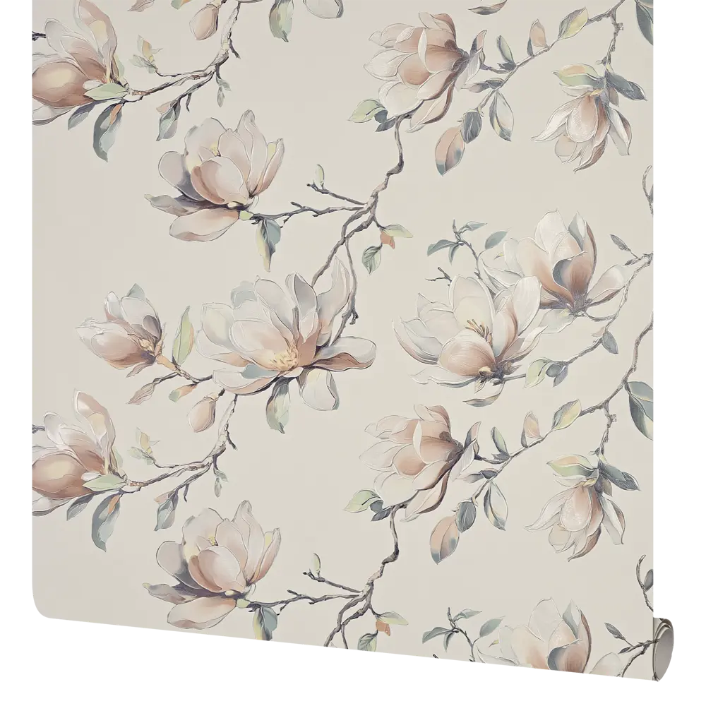 Обои флизелиновые Victoria Stenova Magnolia розовые 1.06 м VS585108 STLM-2101284 - Вид №1