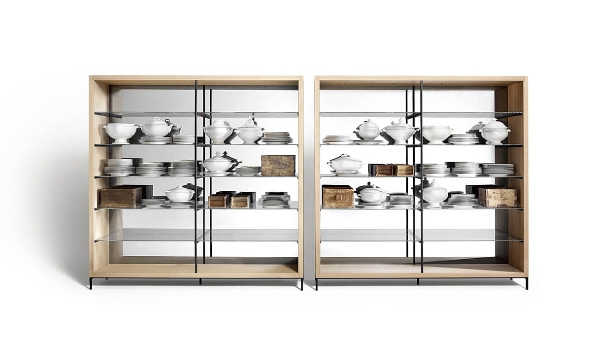 Книжный шкаф с освещением DE PADOVA Combi Open Units ARCH-00083689 - Вид №2