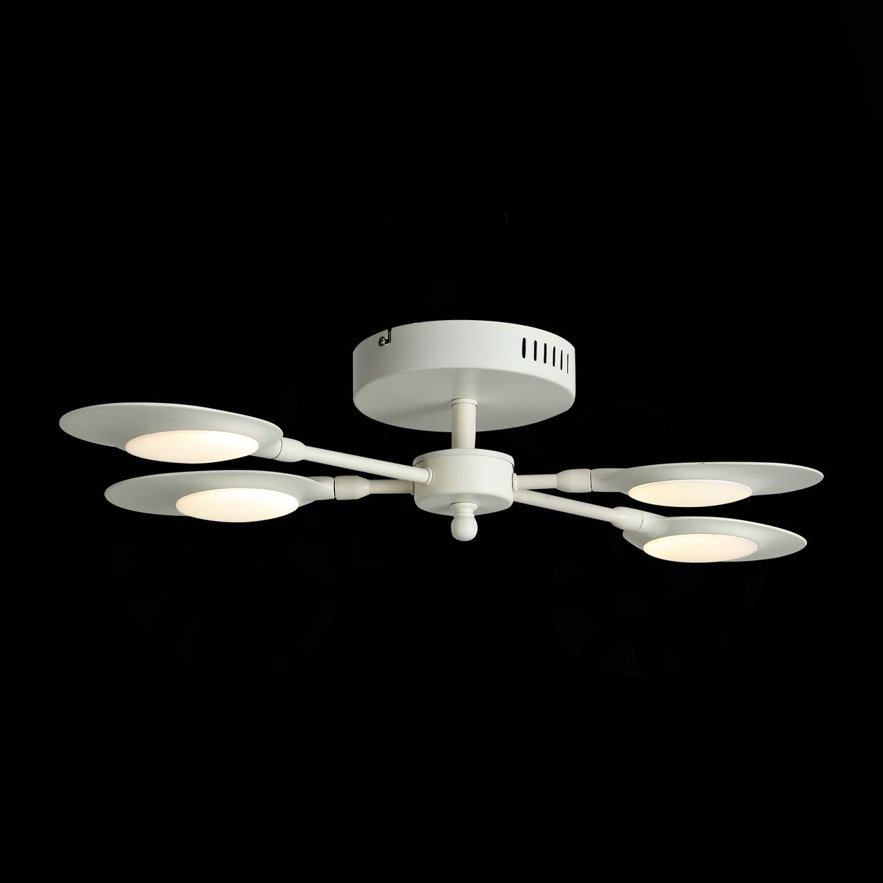 Потолочная светодиодная люстра ST Luce Farfalla SL824.502.04 ST LUCE ДИЗАЙНЕРСКИЕ, FARFALLA 137151 Белый  - Вид №3