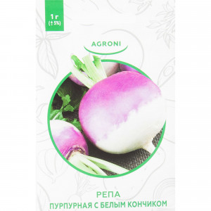 82457684 Семена Репа пурпурная с белым кончиком XS