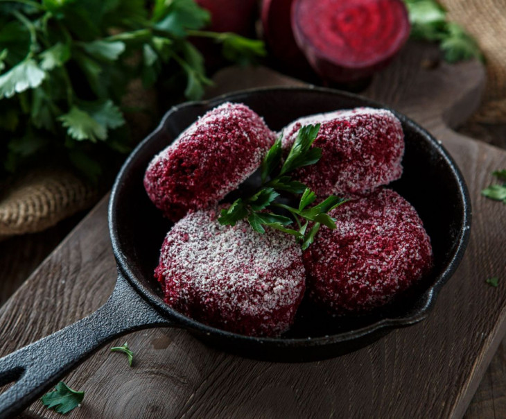 4225 Котлеты овощные "Свекольные" Зинаида и Сергей Белан Вкусляндия  - Вид №1