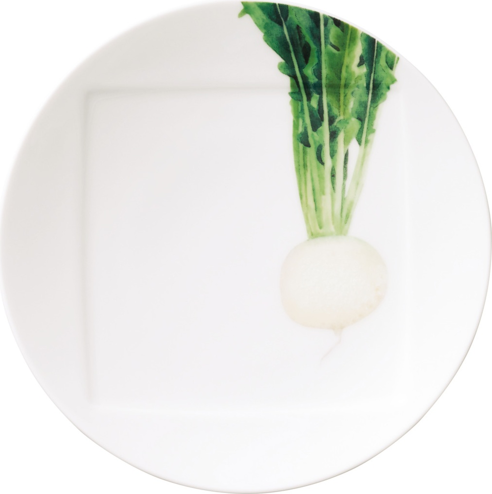 10637894 Noritake Тарелка десертная Noritake "Овощной букет.Редька" 16см Фарфор 