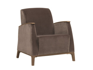 Тканевое кресло с подлокотниками