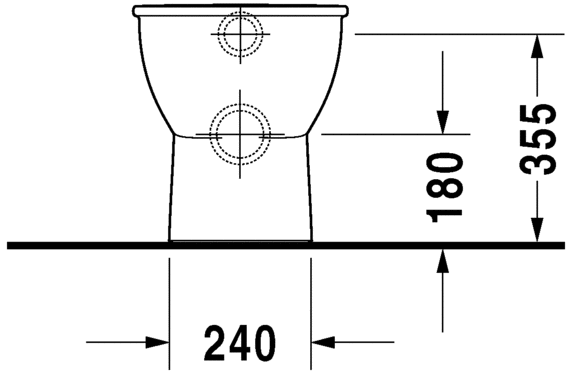 2139090000 Приставной унитаз напольный Белый Duravit Darling New Германия - Вид №5