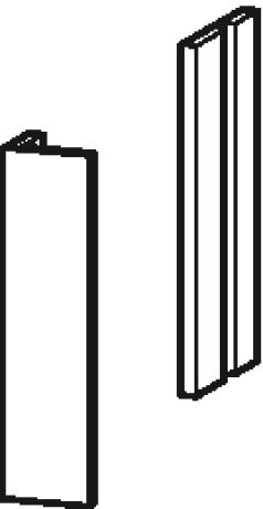 XL549905151 X-Large Доборная планка для шкафчика X-Large Сосна коричневая, декор Duravit - Вид №1