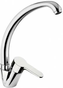 Remer Rubinetterie Кухонный смеситель, однорычажный, с высоким изливом Winner W 42