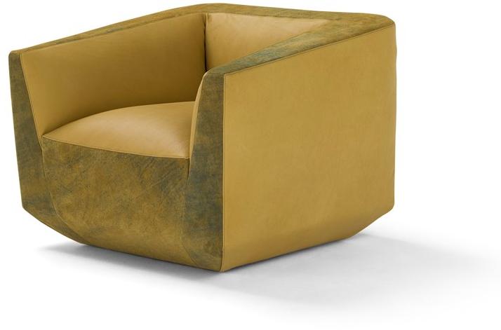 AMURA Кожаное кресло с подлокотниками Panis Am085.010 - Вид №1