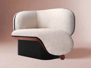 DOVAIN STUDIO Кресло из мягкой шерсти  020ea