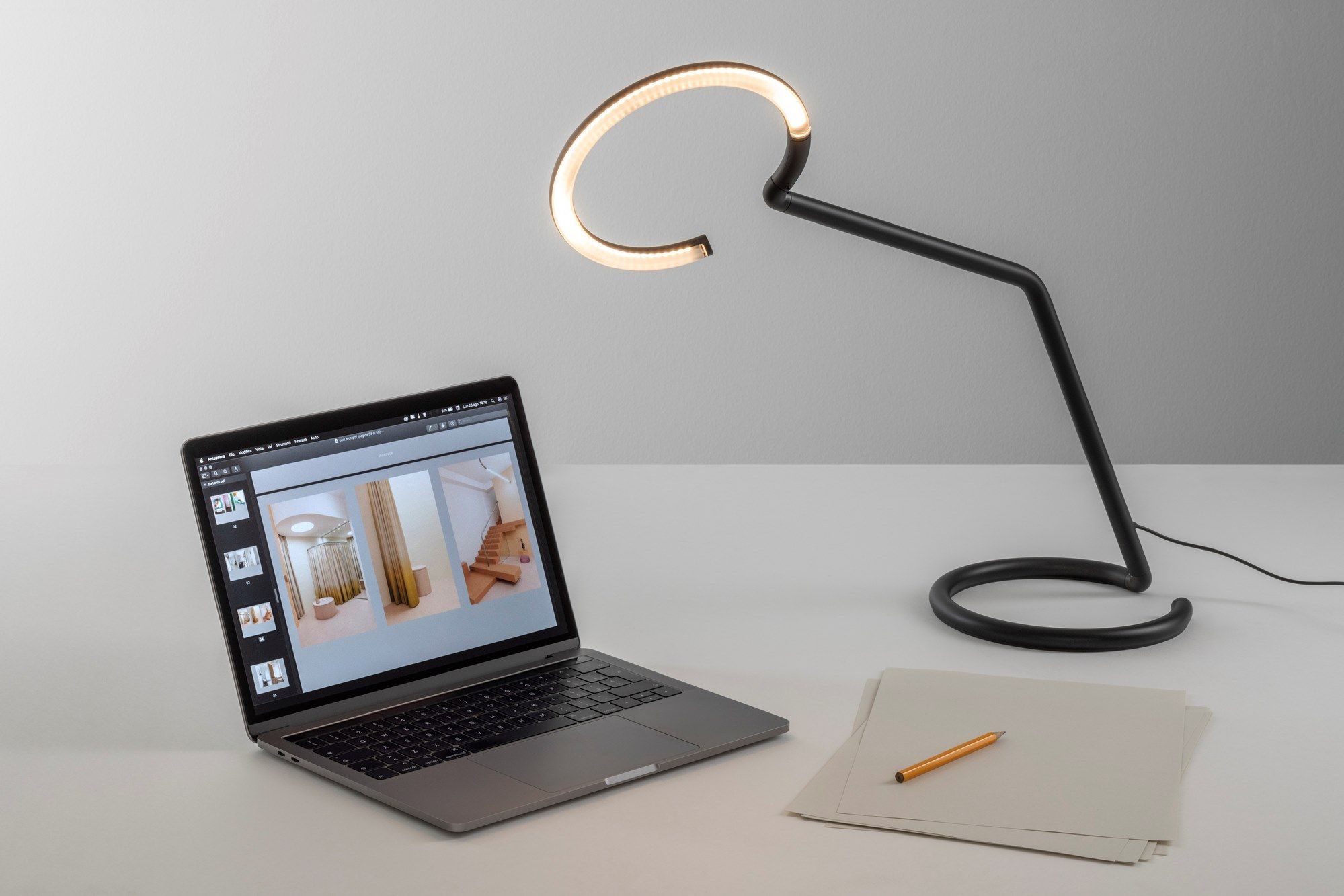 Регулируемая металлическая настольная лампа Artemide Vine Light ARCH-00085435 - Вид №15