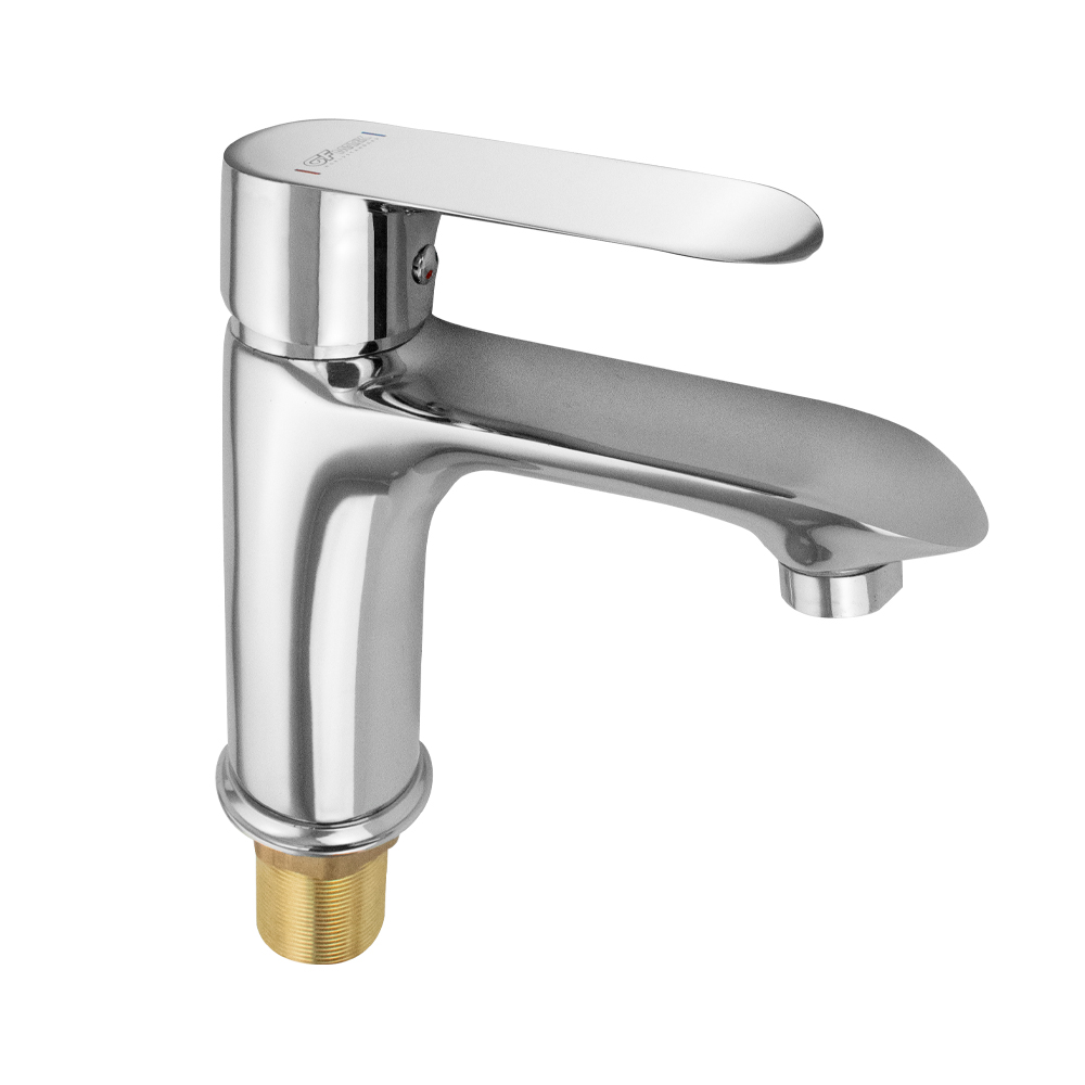 GFmark - Смеситель на раковину, шаровый, хромированный, код: 5330 