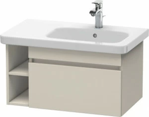 DS639309191 Тумбочка подвесная DuraStyle #DS6393 730 x 448 мм Серо-коричневый декор