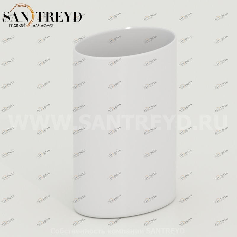 922230 Стакан для зубных щёток, цвет Белый бархат Kerasan Nolita Италия